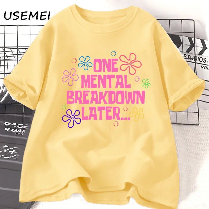 😵‍💫 T-shirt “One Mental Breakdown Later” – Mood Déjanté & Humour Noir 🖤✨