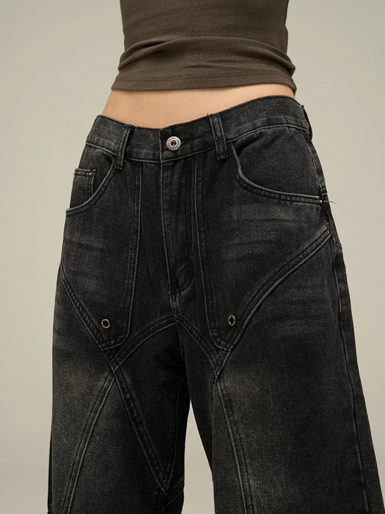 🔥 Jean Baggy Homme Style Américain 🇺🇸 – Coupe Large Vintage 👖 Délavé Streetwear Cool 💥