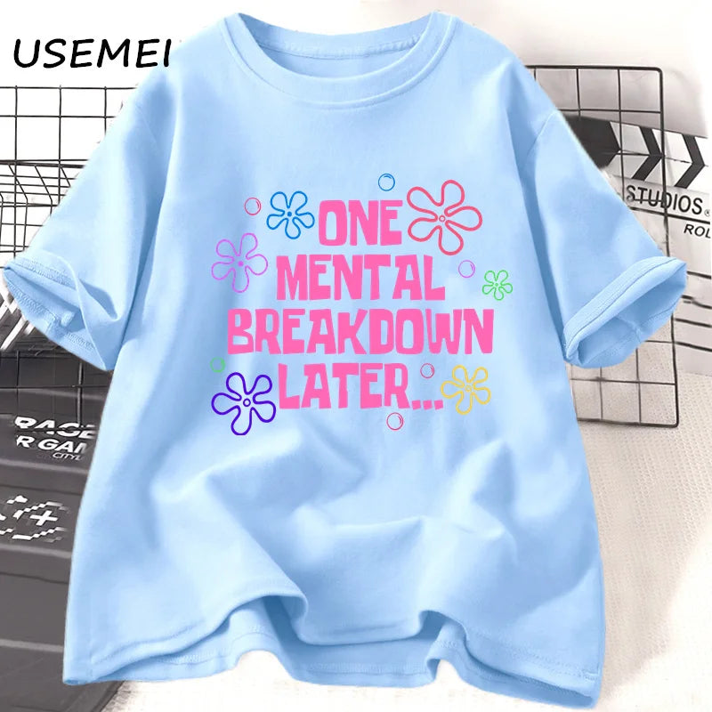 😵‍💫 T-shirt “One Mental Breakdown Later” – Mood Déjanté & Humour Noir 🖤✨